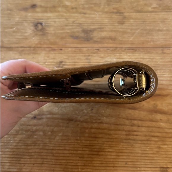 Filofax Malden Ochre Brown Personal Binder Planner Upgraded 30mm Rings in Gold - Picture 3 of 17